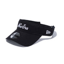 【ゴルフ】 サンバイザー ストレッチコットン ウォッシャブル New Era ロゴ ブラック