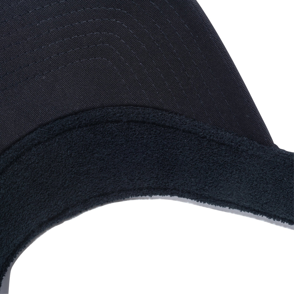 【ゴルフ】 サンバイザー ストレッチコットン ウォッシャブル New Era ロゴ ブラック