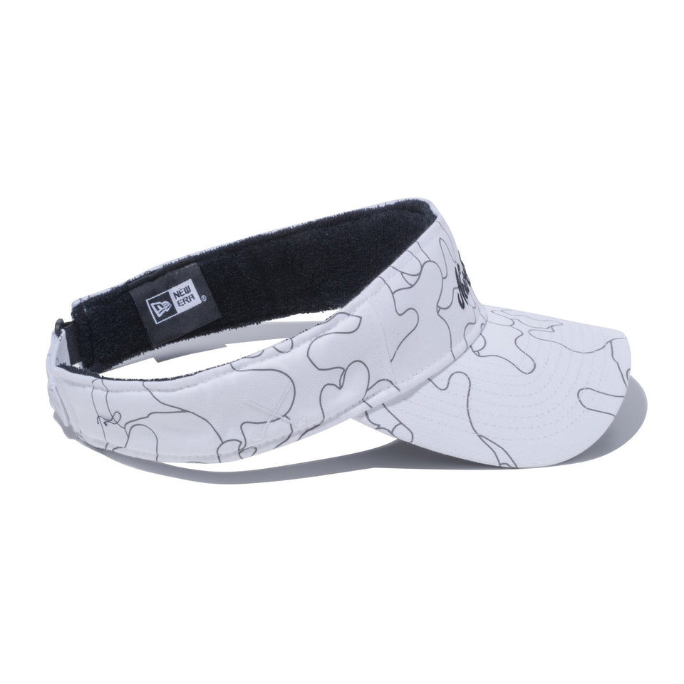 【ゴルフ】 サンバイザー ハンターラインカモ New Era ロゴ ホワイト