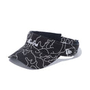 【ゴルフ】 サンバイザー ハンターラインカモ New Era ロゴ ブラック