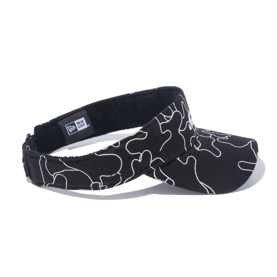 【ゴルフ】 サンバイザー ハンターラインカモ New Era ロゴ ブラック