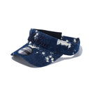 【ゴルフ】 サンバイザー ブリーチドデニム New Era オールドロゴ