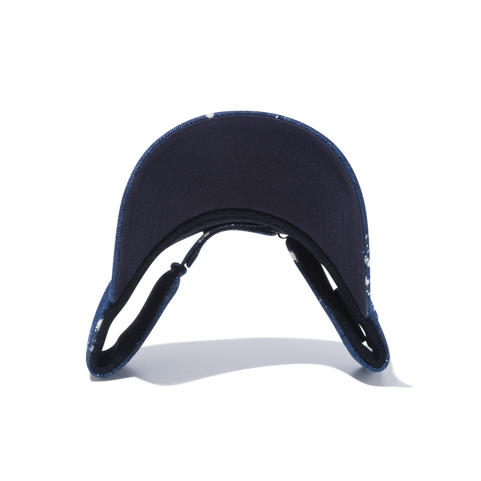 【ゴルフ】 サンバイザー ブリーチドデニム New Era オールドロゴ