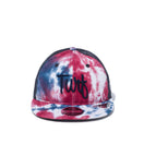 【ゴルフ】 RC 9FIFTY フラットバイザー 3トーンタイダイ Turf ロゴ タイダイ ブラックアンダーバイザー
