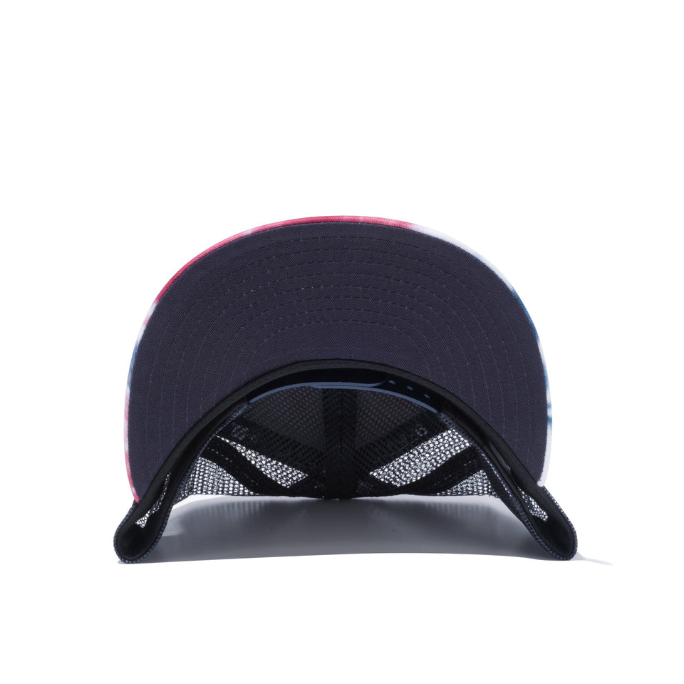 【ゴルフ】 RC 9FIFTY フラットバイザー 3トーンタイダイ Turf ロゴ タイダイ ブラックアンダーバイザー