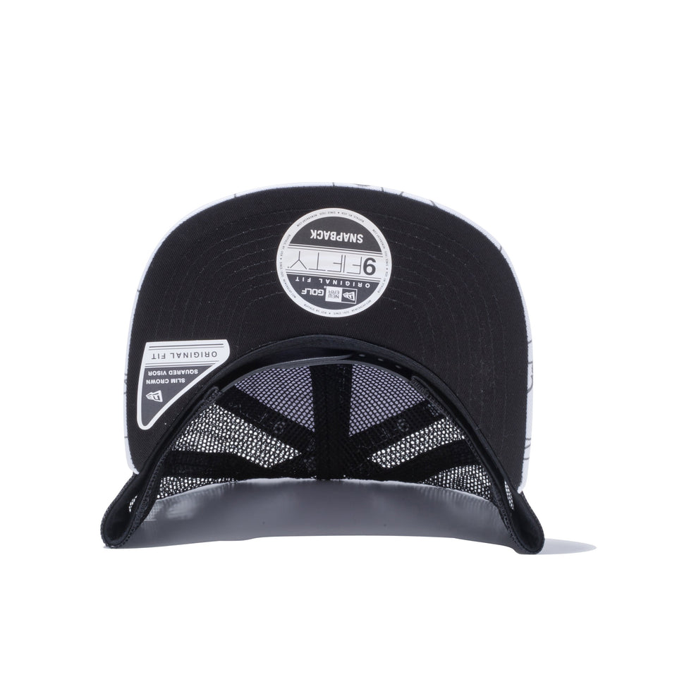 【ゴルフ】 9FIFTY Original Fit トラッカー ハンターラインカモ New Era ロゴ ホワイト