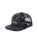 【ゴルフ】 9FIFTY Original Fit トラッカー ハンターラインカモ New Era ロゴ ブラック