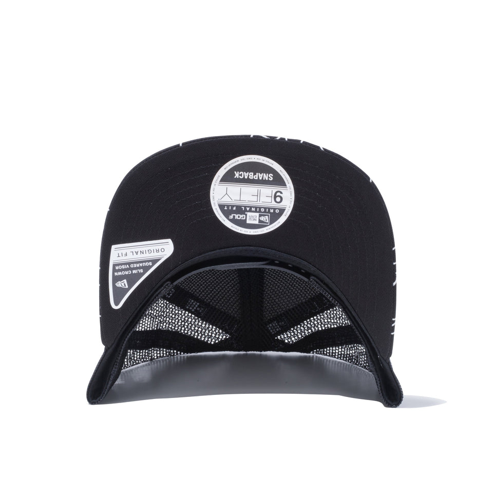 【ゴルフ】 9FIFTY Original Fit トラッカー ハンターラインカモ New Era ロゴ ブラック