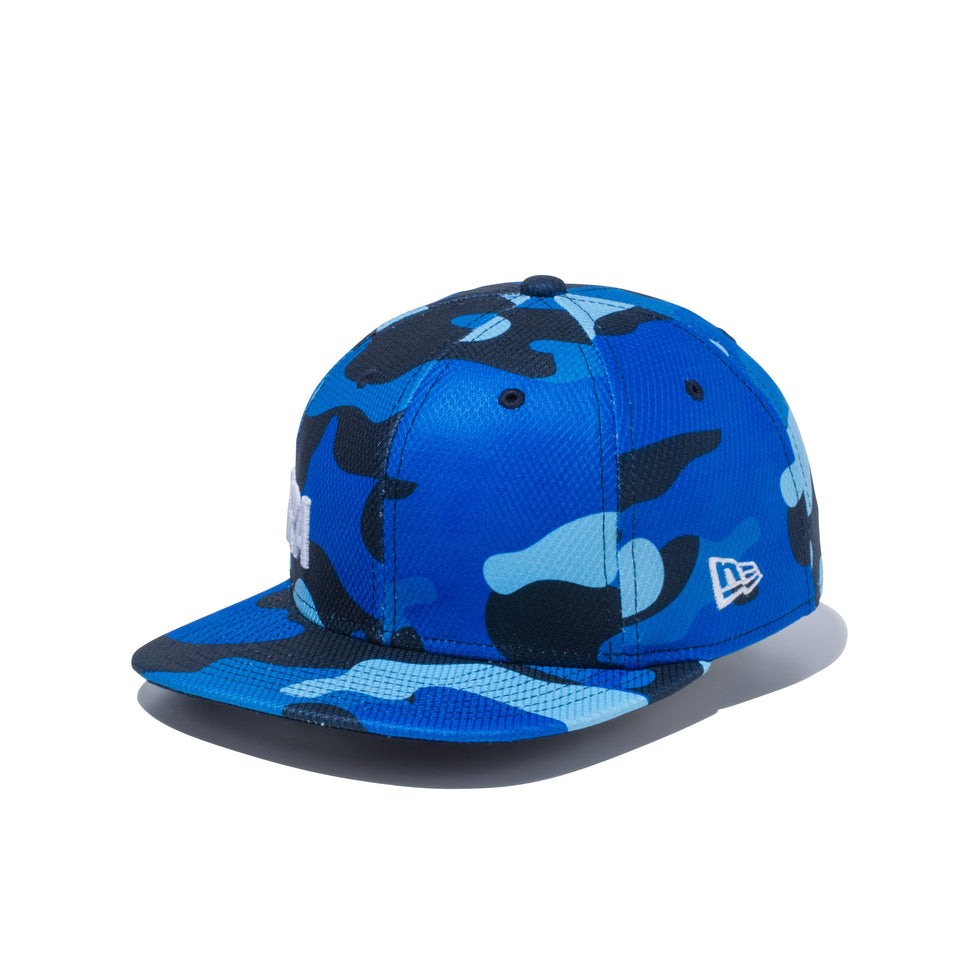 【ゴルフ】 9FIFTY Original Fit ダイアモンドエラ NEW ERA ロゴ ブルーカモプリント