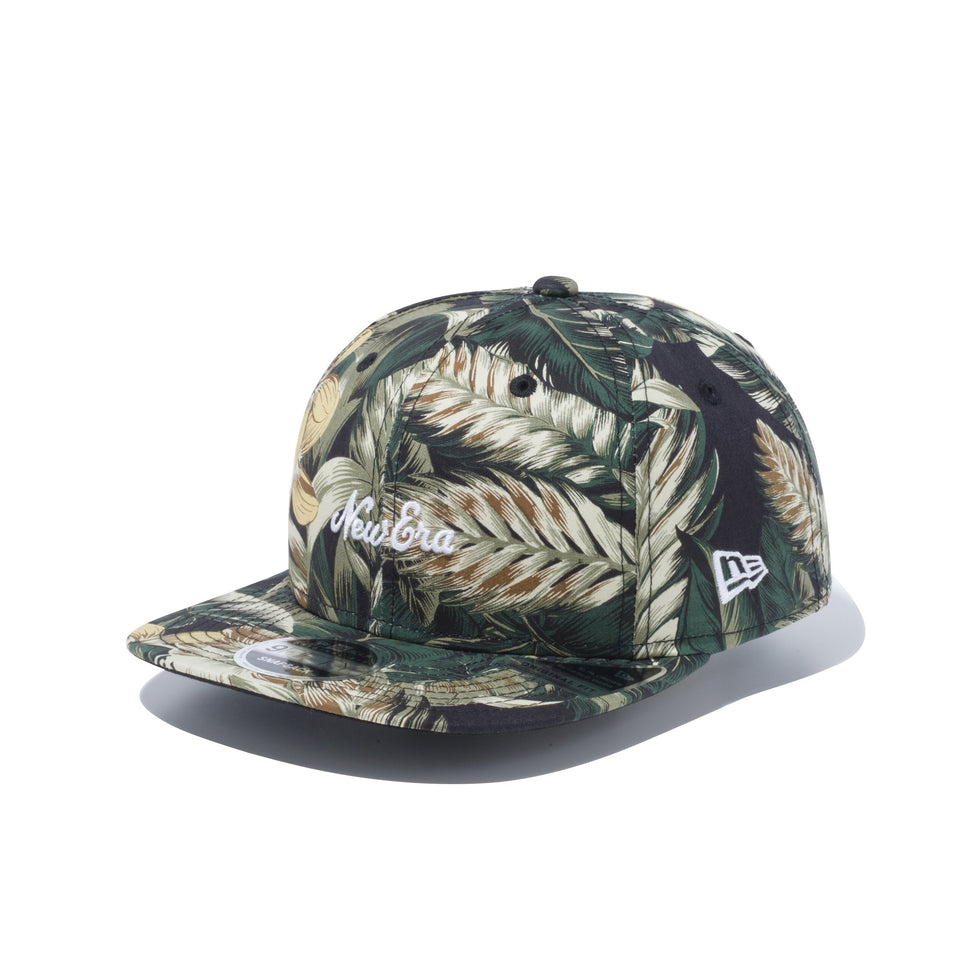 【ゴルフ】 9FIFTY Original Fit ボタニカル New Era オールドロゴ ブラックイエローボタニカル
