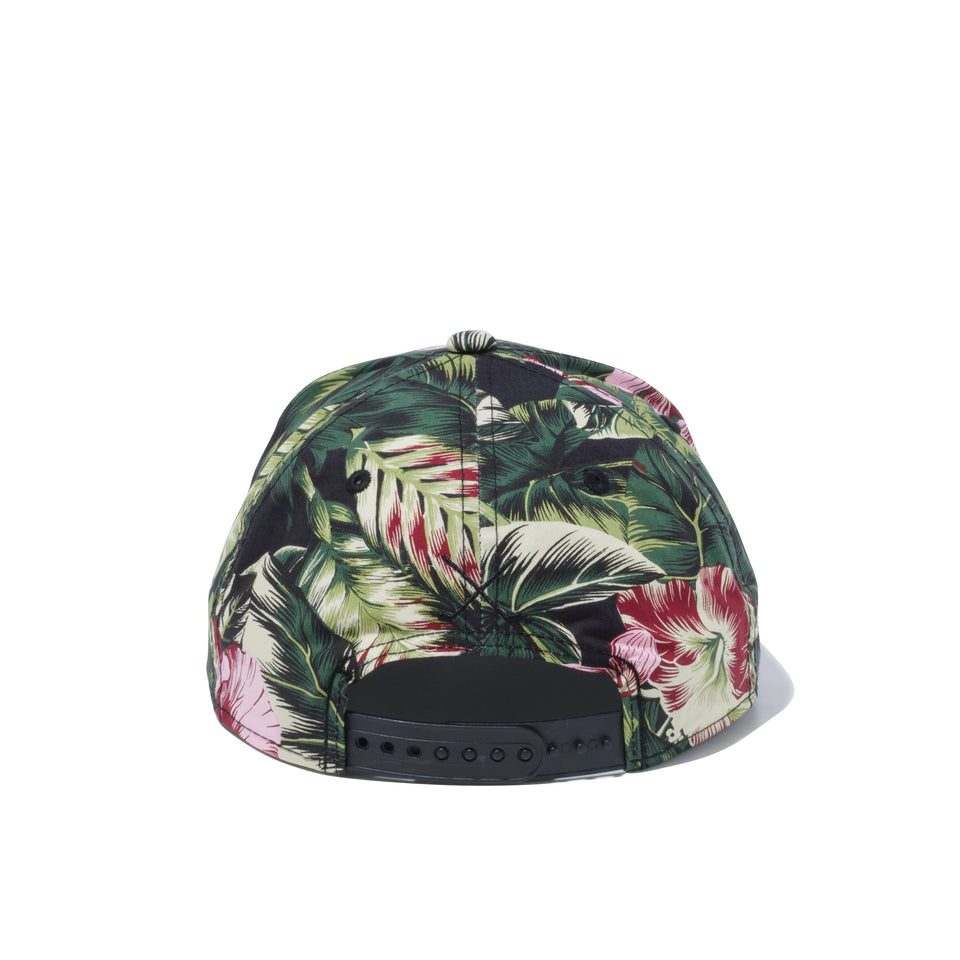 【ゴルフ】 9FIFTY Original Fit ボタニカル New Era オールドロゴ ブラックレッドボタニカル
