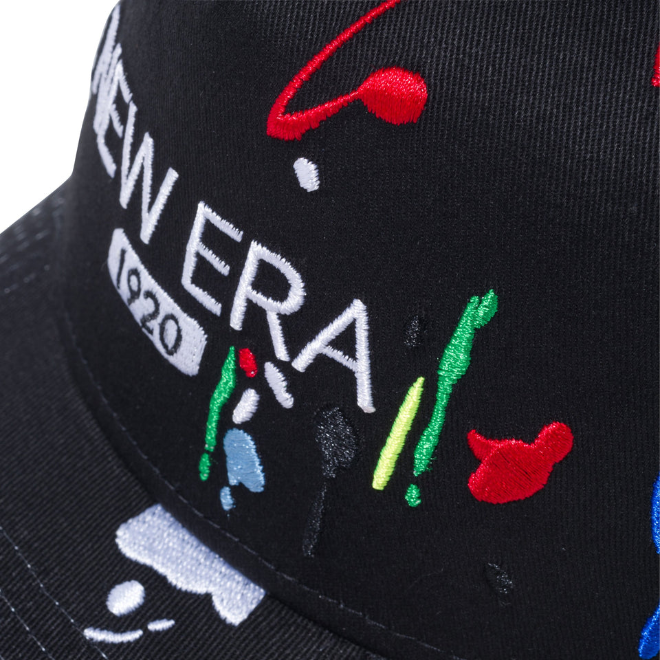 【ゴルフ】 9FORTY A-frame スプラッシュエンブロイダリー NEW ERA 1920 ロゴ ブラック