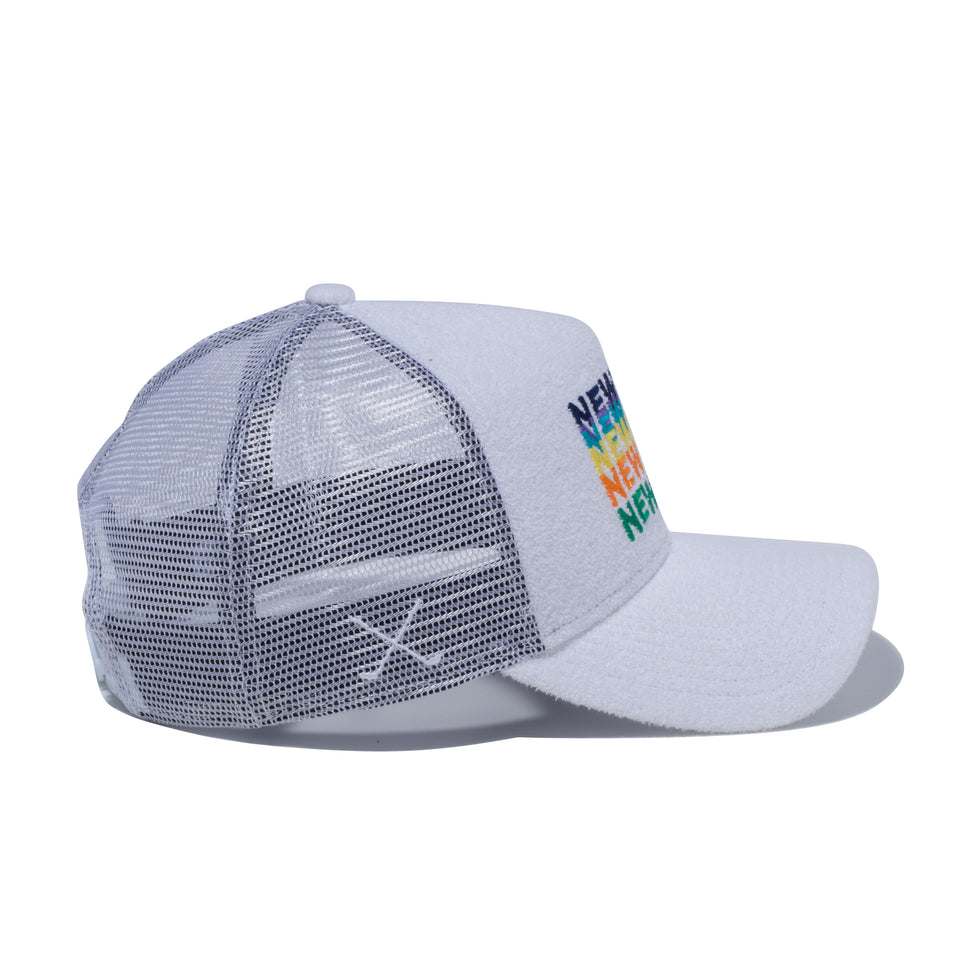 【ゴルフ】 9FORTY A-Frame トラッカー パイル NEW ERA ロゴ ホワイト