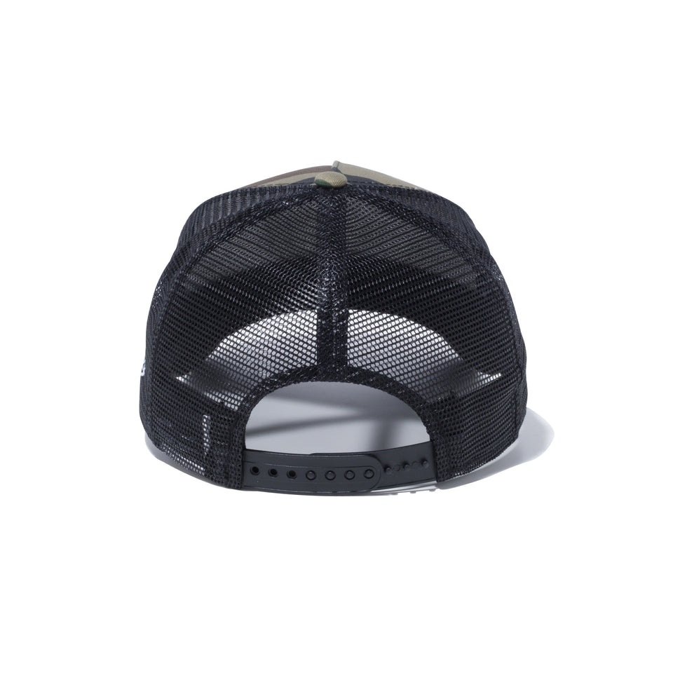 【ゴルフ】 9FORTY A-Frame トラッカー NEW ERA GOLF CLUB ウッドランドカモ ブラックメッシュ