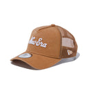 【ゴルフ】 9FORTY A-Frame トラッカー ヘビーウォッシュド ダックキャンバス New Era オールドロゴ タン