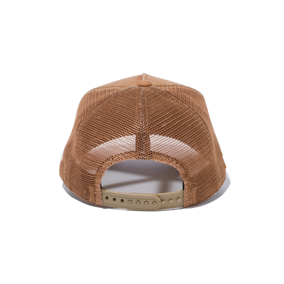 【ゴルフ】 9FORTY A-Frame トラッカー ヘビーウォッシュド ダックキャンバス New Era オールドロゴ タン