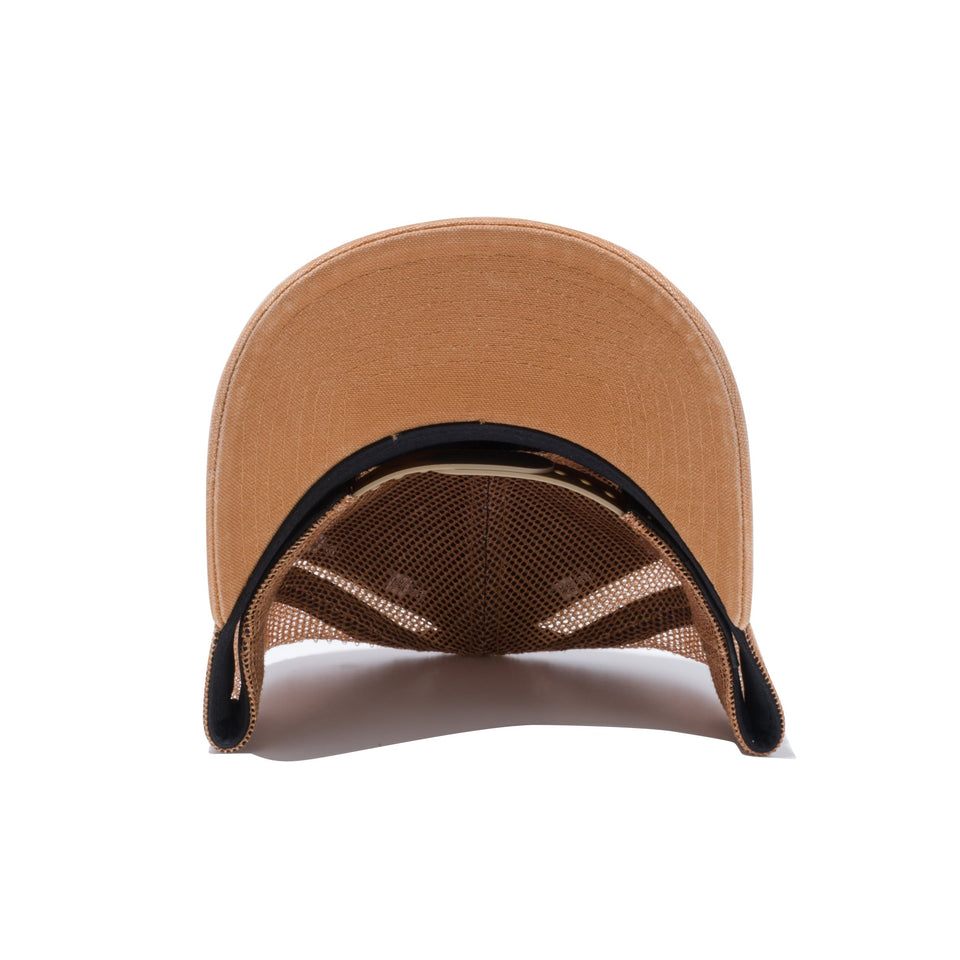 【ゴルフ】 9FORTY A-Frame トラッカー ヘビーウォッシュド ダックキャンバス New Era オールドロゴ タン
