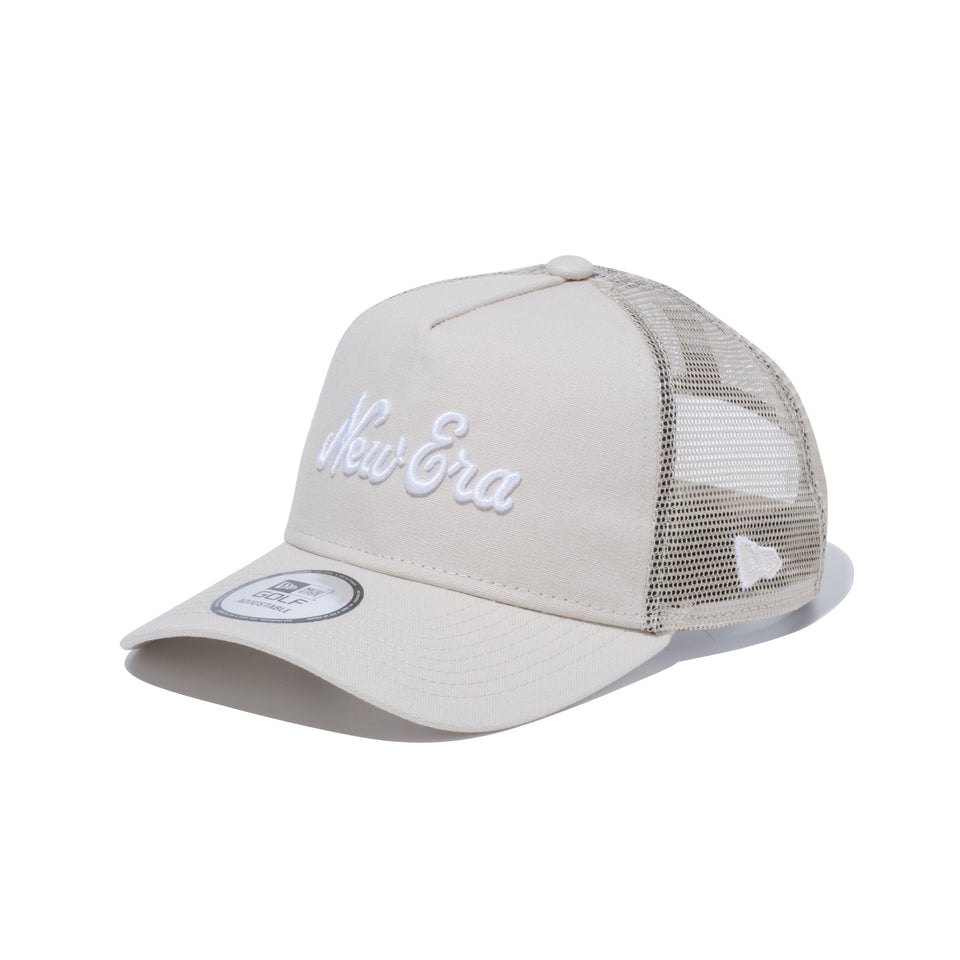 【ゴルフ】 9FORTY A-Frame トラッカー ヘビーウォッシュド ダックキャンバス New Era オールドロゴ ストーン