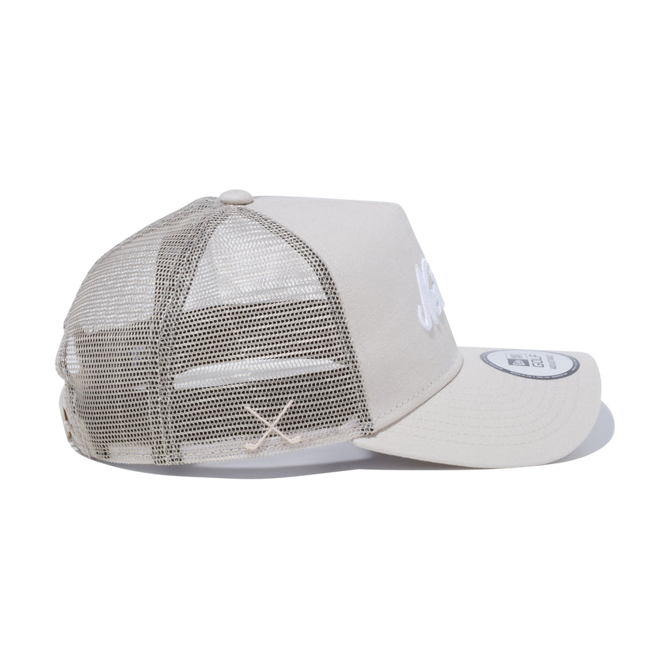 【ゴルフ】 9FORTY A-Frame トラッカー ヘビーウォッシュド ダックキャンバス New Era オールドロゴ ストーン