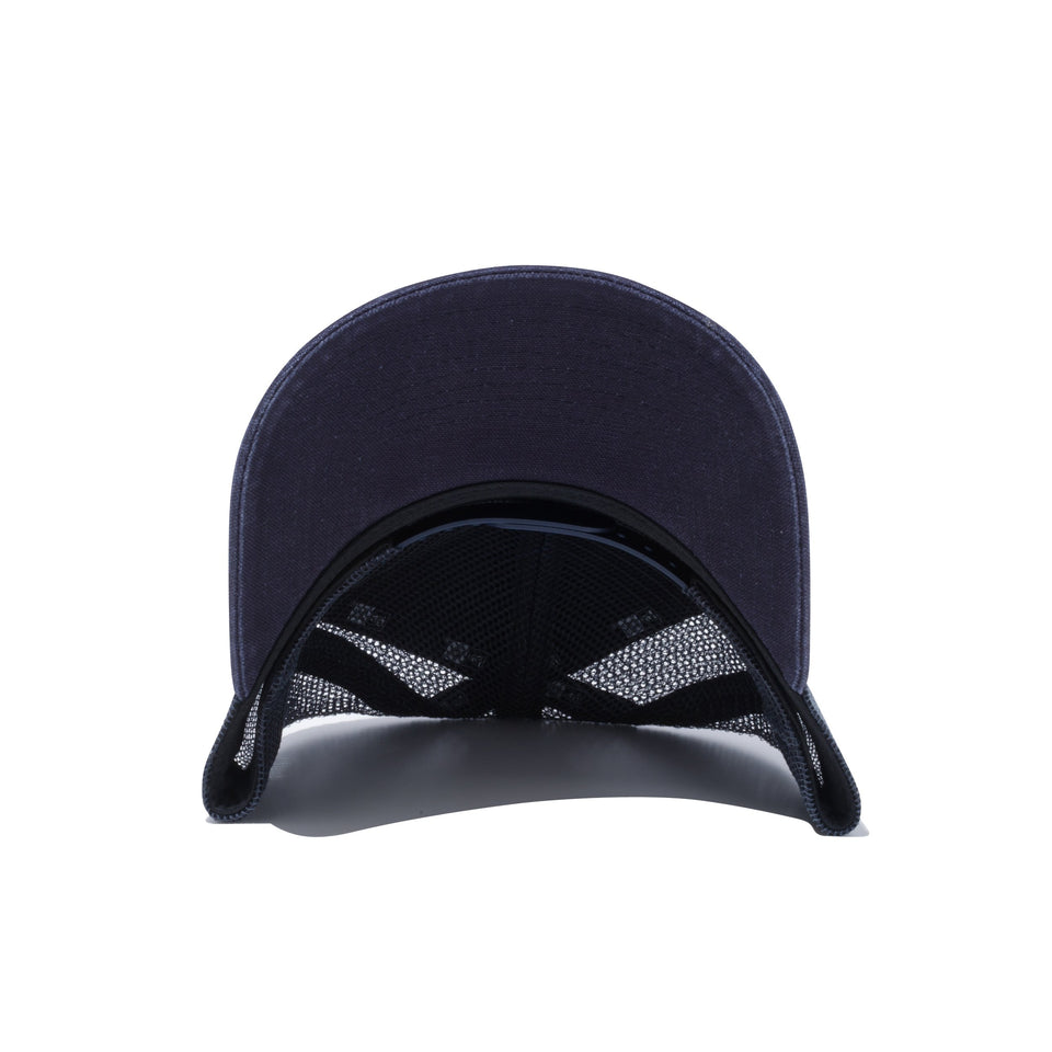 【ゴルフ】 9FORTY A-Frame トラッカー ヘビーウォッシュド ダックキャンバス New Era オールドロゴ ネイビー