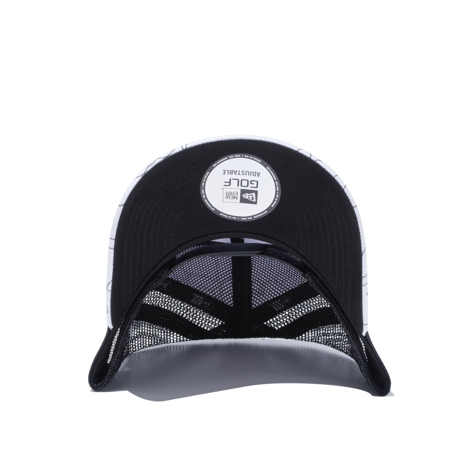 【ゴルフ】 9FORTY A-frame トラッカー ハンターラインカモ New Era ロゴ ホワイト