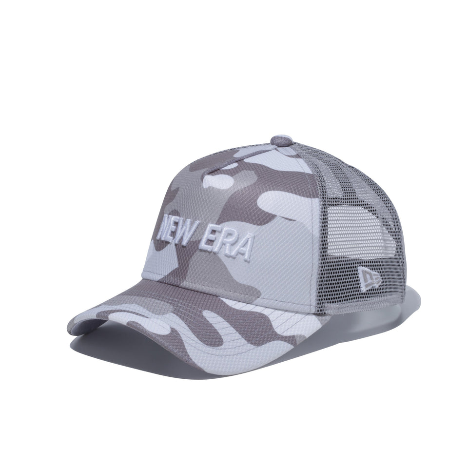 【ゴルフ】 9FORTY A-Frame トラッカー ダイアモンドエラ NEW ERA ロゴ グレーカモプリント