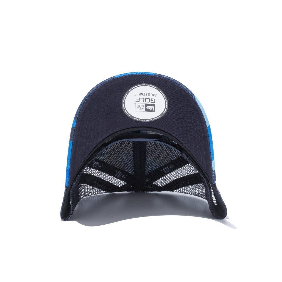 【ゴルフ】 9FORTY A-Frame トラッカー ダイアモンドエラ NEW ERA ロゴ ブルーカモプリント