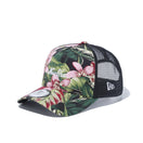 【ゴルフ】 9FORTY A-Frame トラッカー ボタニカル New Era オールドロゴ ブラックレッドボタニカル