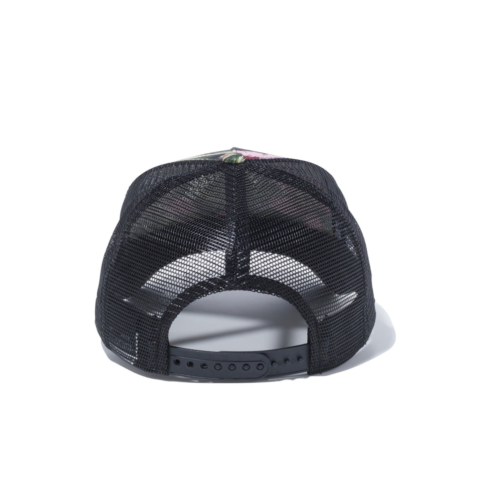 【ゴルフ】 9FORTY A-Frame トラッカー ボタニカル New Era オールドロゴ ブラックレッドボタニカル
