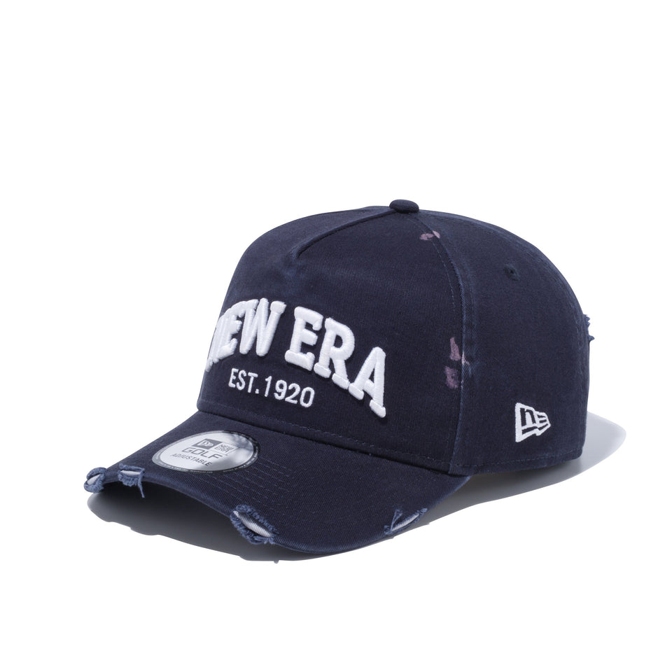 【ゴルフ】 9FORTY A-Frame ダメージド NEW ERA 1920 ネイビー