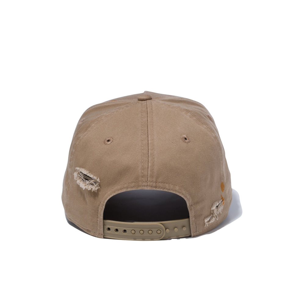 【ゴルフ】 9FORTY A-Frame ダメージド NEW ERA 1920 カーキ