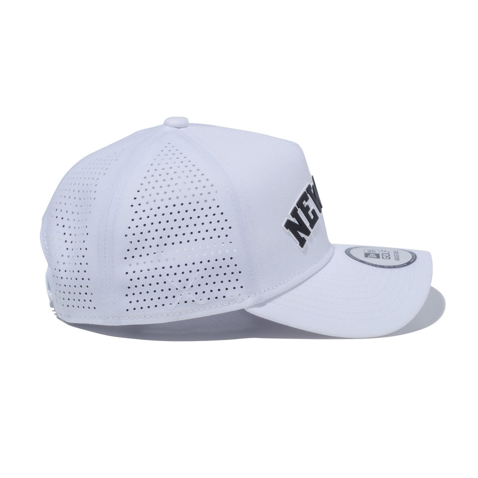 【ゴルフ】 9FORTY A-Frame レーザーパフォーテッド NEW ERA ホワイト