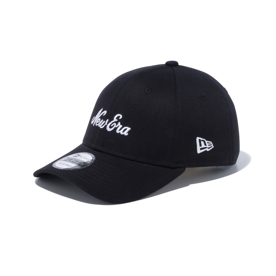【ゴルフ】 9FORTY クロスストラップ ストレッチコットン ウォッシャブル New Era ロゴ ブラック