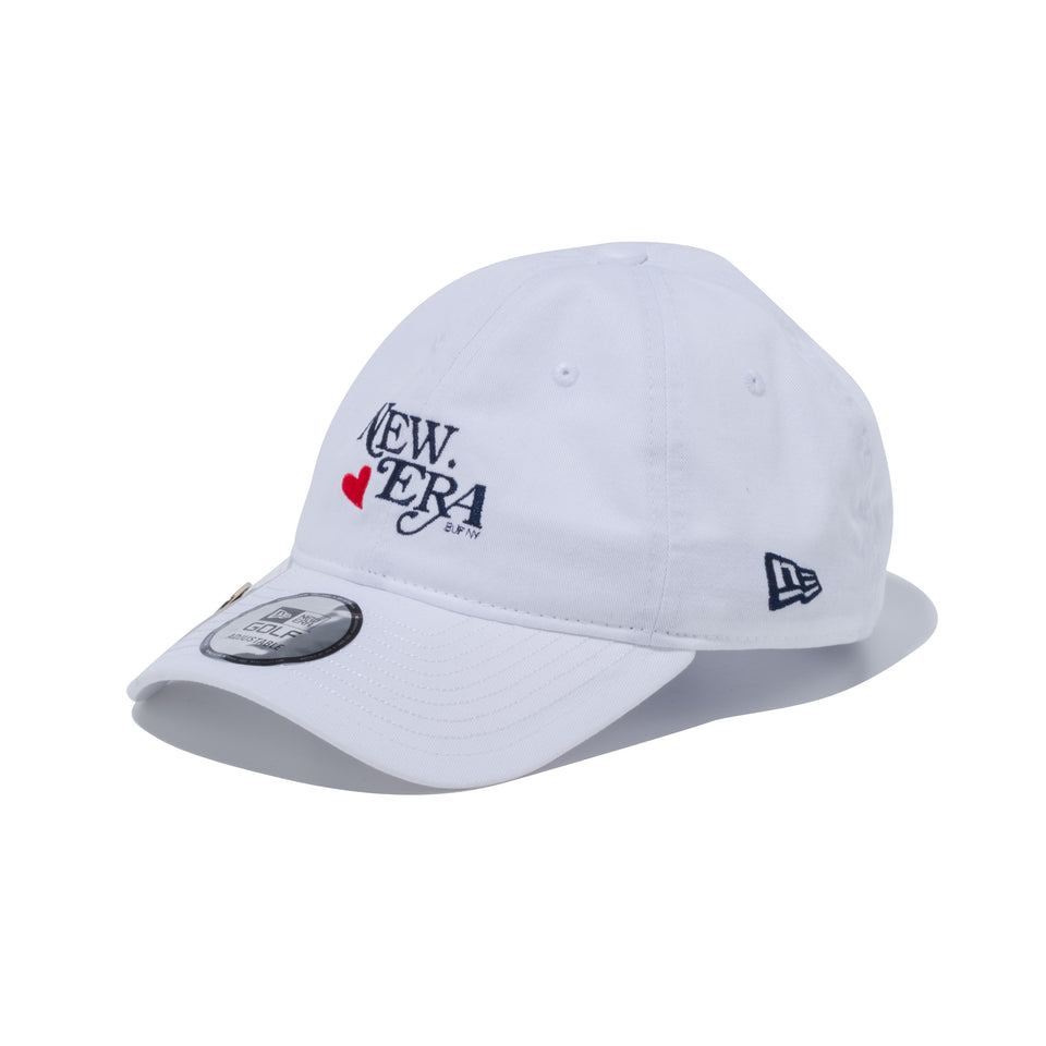 【ゴルフ】 9THIRTY On Par ニューエラハート NEW ERA ロゴ ホワイト
