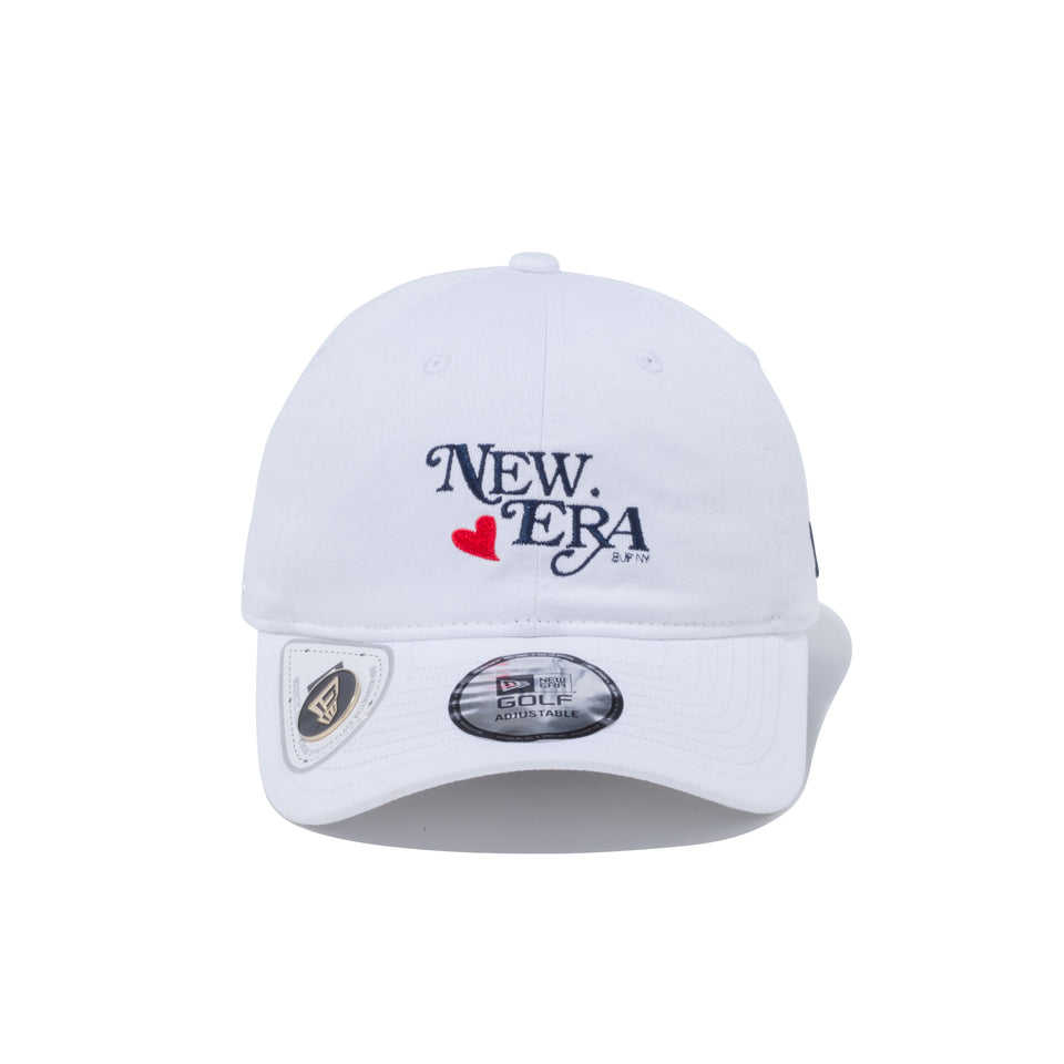 【ゴルフ】 9THIRTY On Par ニューエラハート NEW ERA ロゴ ホワイト
