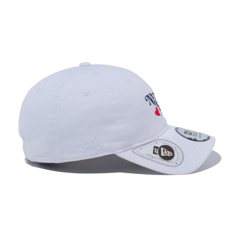 【ゴルフ】 9THIRTY On Par ニューエラハート NEW ERA ロゴ ホワイト