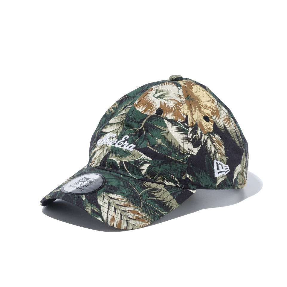 【ゴルフ】 9THIRTY ボタニカル New Era オールドロゴ ブラックイエローボタニカル