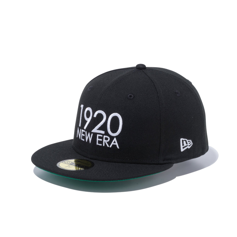 【ゴルフ】 59FIFTY 1920 New Era ブラック グリーンアンダーバイザー