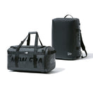 クラブ ダッフルバッグ 50L 2ウェイ プリントロゴ TPUブラック × ブラック