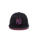 Child 9FIFTY トラッカー スター ニューヨーク・ヤンキース サンドイッチバイザー スカーレットアンダーバイザー