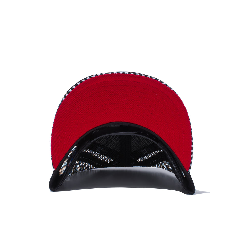 Child 9FIFTY トラッカー スター ニューヨーク・ヤンキース サンドイッチバイザー スカーレットアンダーバイザー