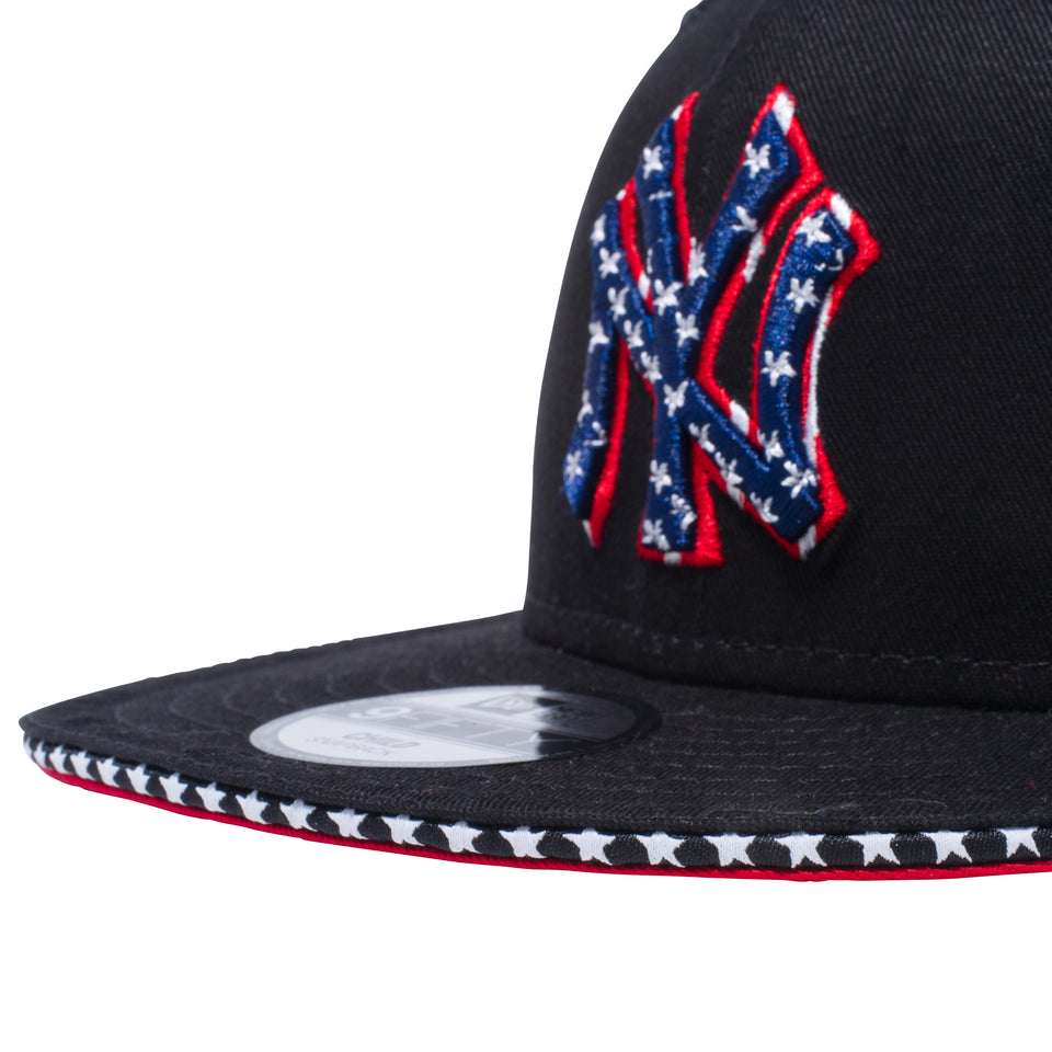 Child 9FIFTY トラッカー スター ニューヨーク・ヤンキース サンドイッチバイザー スカーレットアンダーバイザー