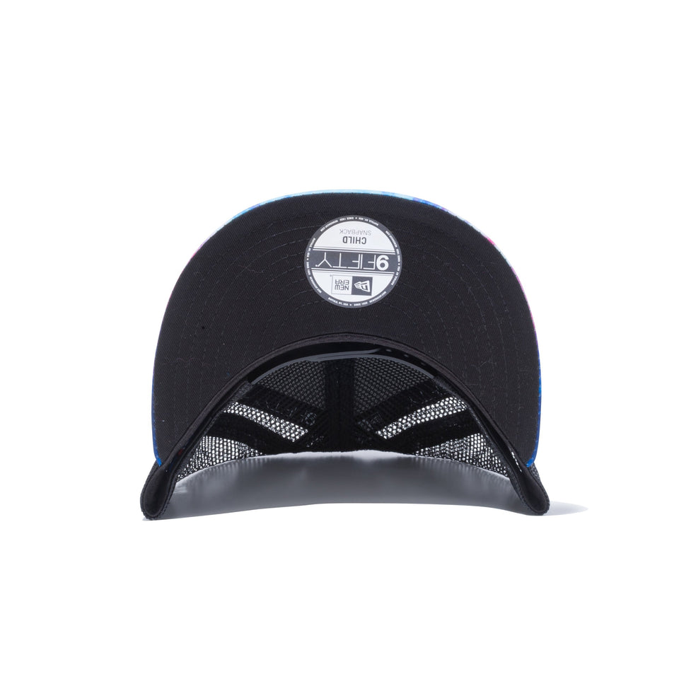 Child 9FIFTY カラータイダイ New Era ニューヨーク・ヤンキース ブラック タイダイバイザー