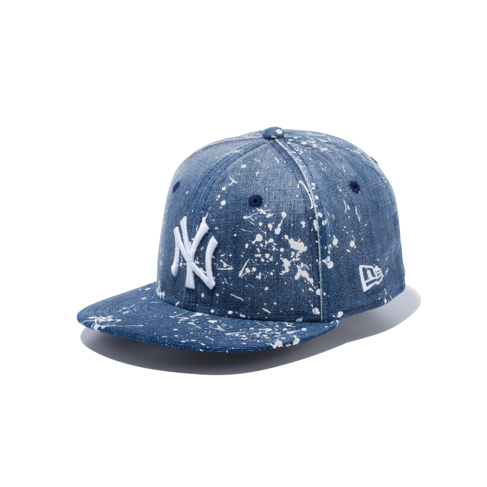 Child 9FIFTY スプラッシュペイントニューヨーク・ヤンキース ウォッシュドデニム