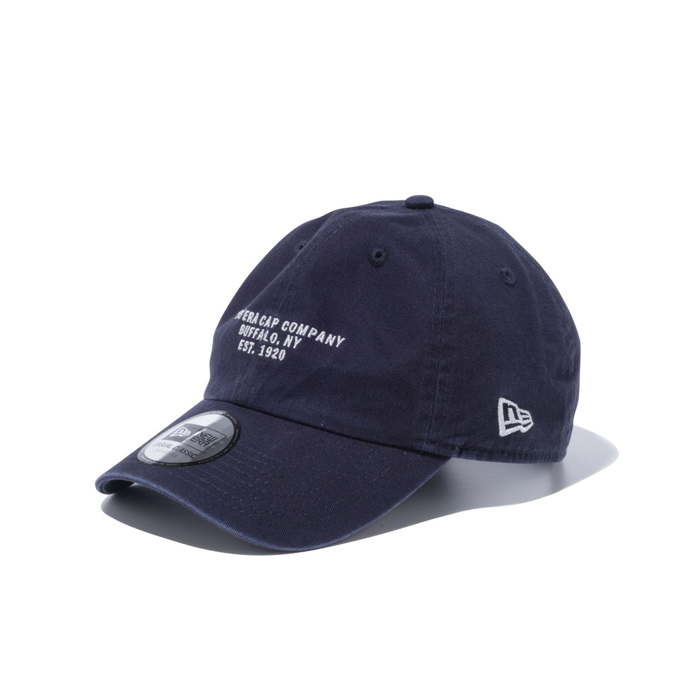 Casual Classic リアストラップエンブロイダリー NEW ERA CAP COMPANY ネイビー × クラウド