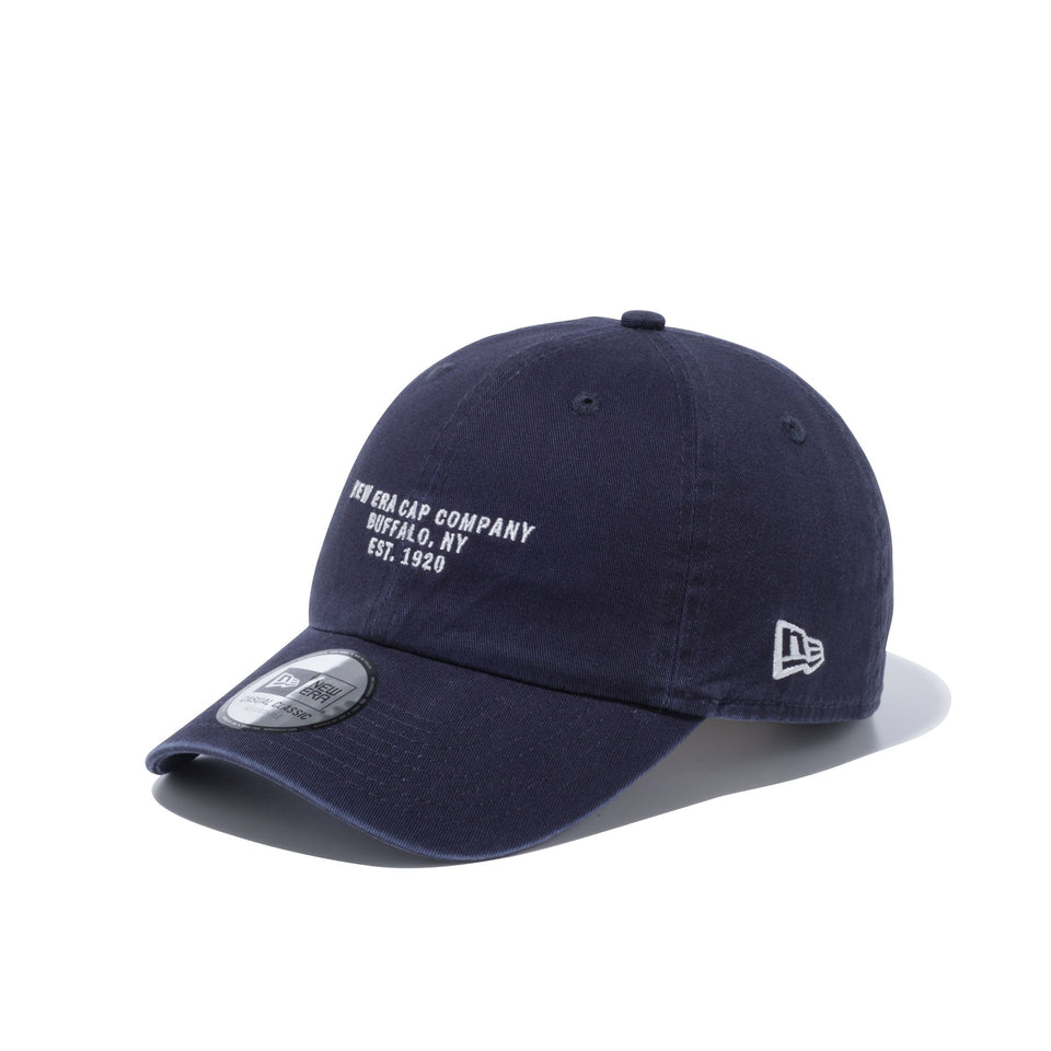 Casual Classic リアストラップエンブロイダリー NEW ERA CAP COMPANY ネイビー × クラウド