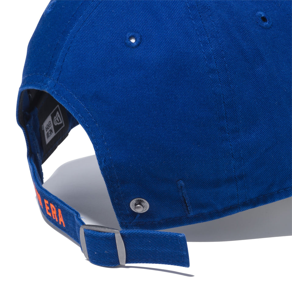 Casual Classic リアストラップエンブロイダリー NEW ERA CAP COMPANY ライトロイヤル × グリルドオレンジ