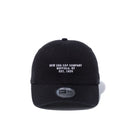 Casual Classic リアストラップエンブロイダリー NEW ERA CAP COMPANY ブラック × ホワイト