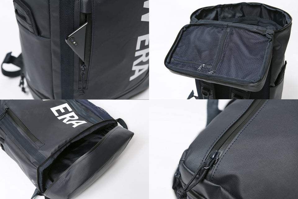 ボックスパック 32L プリントロゴ TPUネイビー × ホワイト