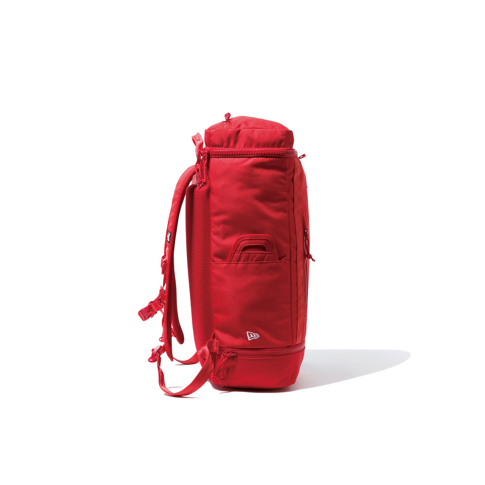 ボックスパック 32L プリントロゴ レッド × ホワイト